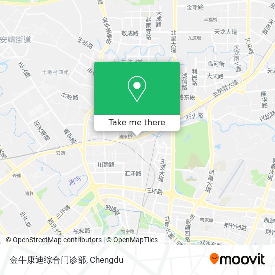金牛康迪综合门诊部 map