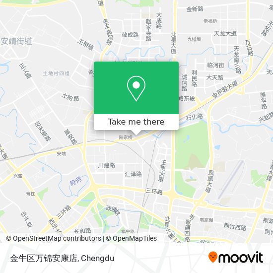 金牛区万锦安康店 map