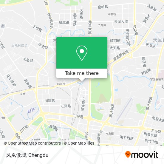 凤凰傲城 map