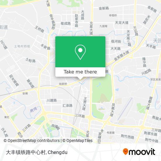 大丰镇铁路中心村 map