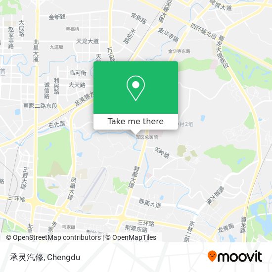 承灵汽修 map