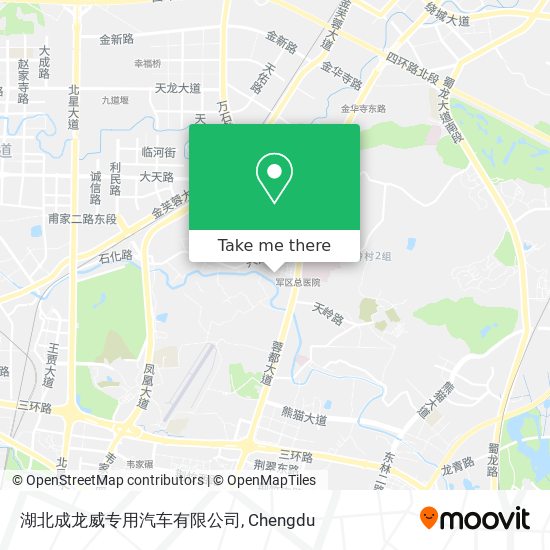湖北成龙威专用汽车有限公司 map