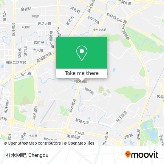 祥禾网吧 map