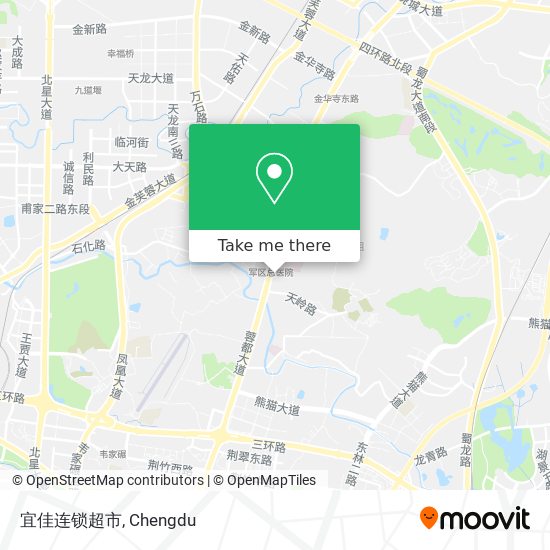 宜佳连锁超市 map