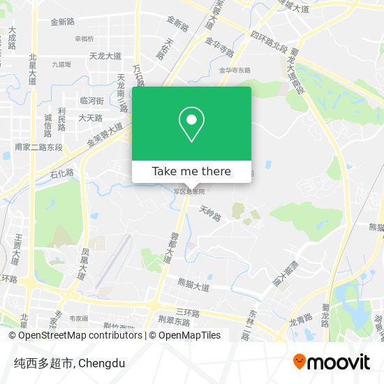 纯西多超市 map