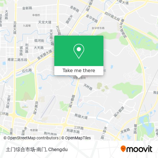 土门综合市场-南门 map