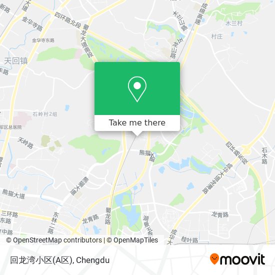 回龙湾小区(A区) map