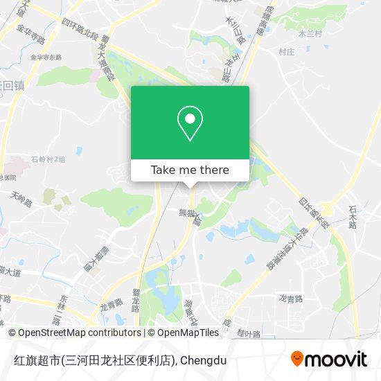红旗超市(三河田龙社区便利店) map