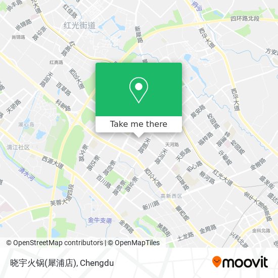 晓宇火锅(犀浦店) map