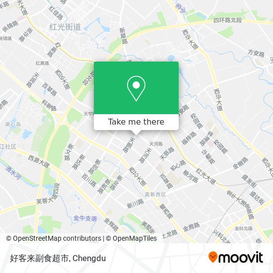 好客来副食超市 map