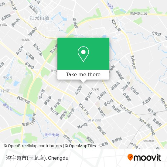 鸿宇超市(玉龙店) map
