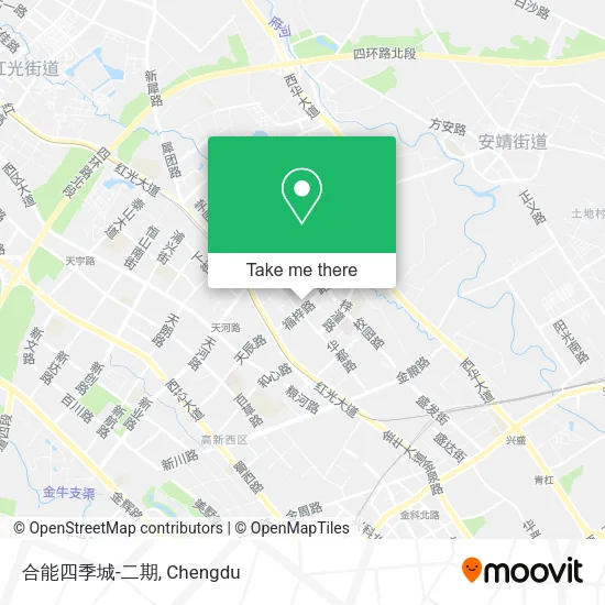 合能四季城-二期 map