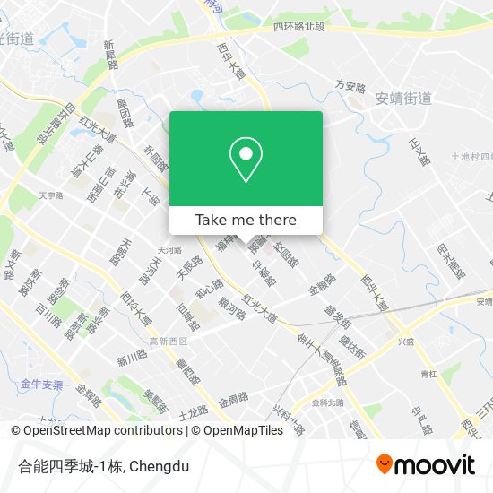 合能四季城-1栋 map