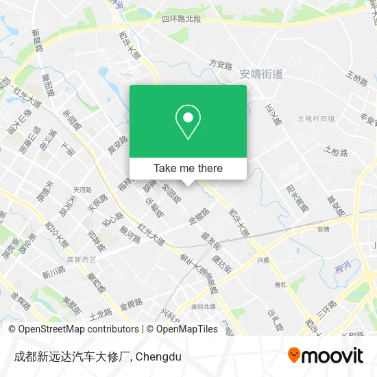 成都新远达汽车大修厂 map