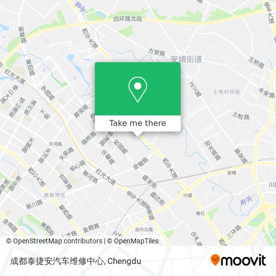 成都泰捷安汽车维修中心 map