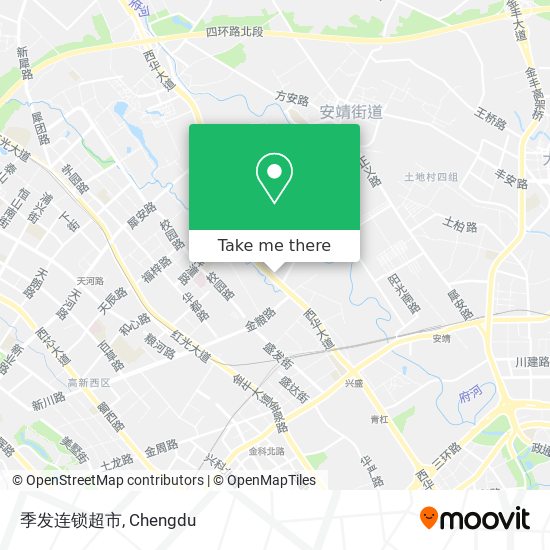 季发连锁超市 map