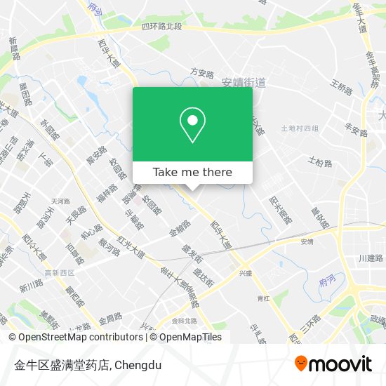 金牛区盛满堂药店 map