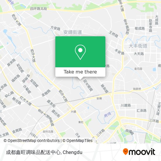 成都鑫旺调味品配送中心 map