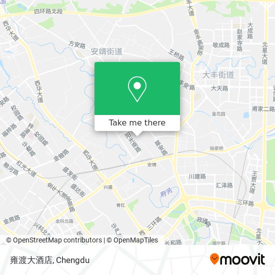 雍渡大酒店 map