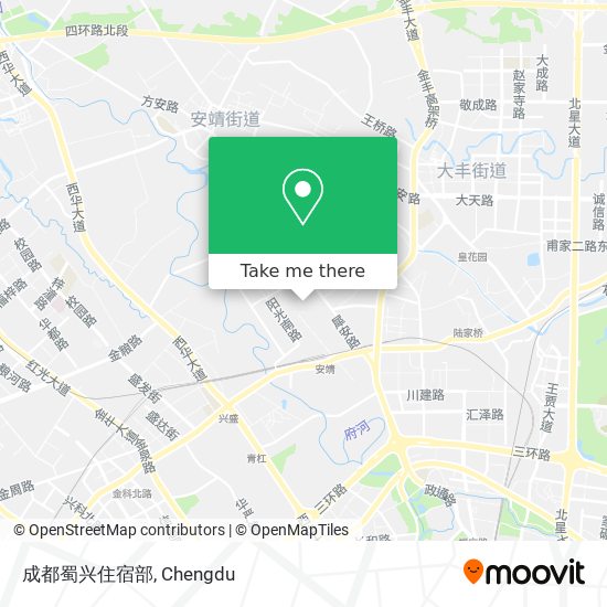 成都蜀兴住宿部 map