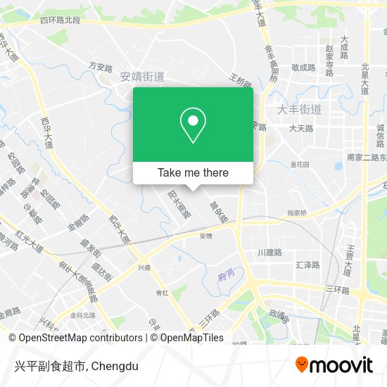 兴平副食超市 map