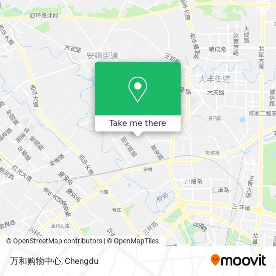 万和购物中心 map
