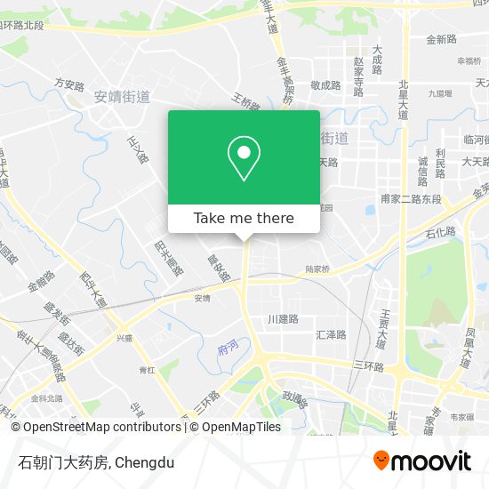石朝门大药房 map