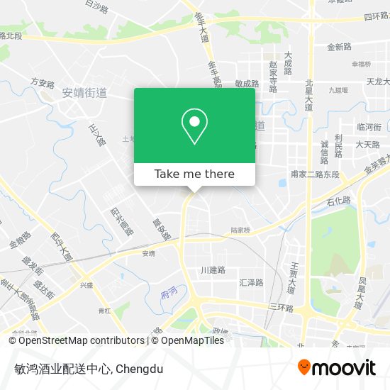 敏鸿酒业配送中心 map