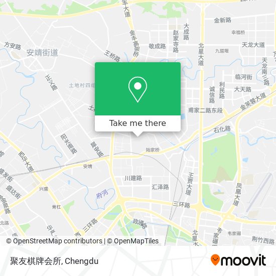 聚友棋牌会所 map