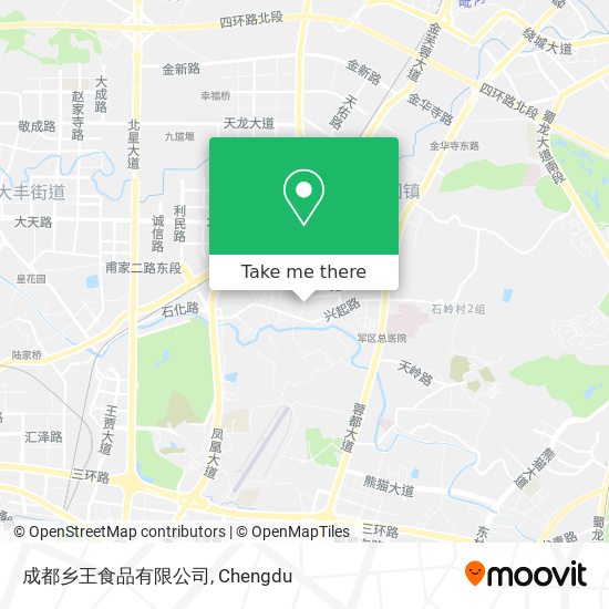 成都乡王食品有限公司 map