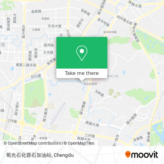蜀光石化蓉石加油站 map