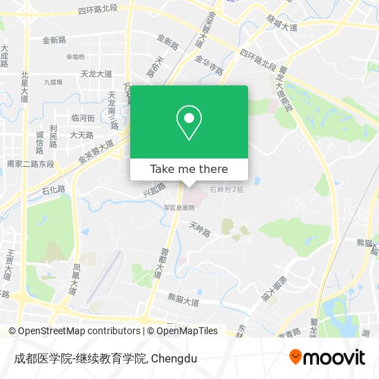 成都医学院-继续教育学院 map