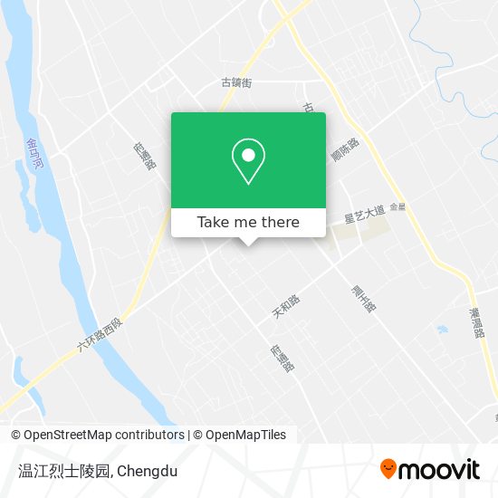 温江烈士陵园 map