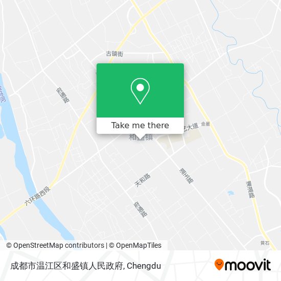 成都市温江区和盛镇人民政府 map