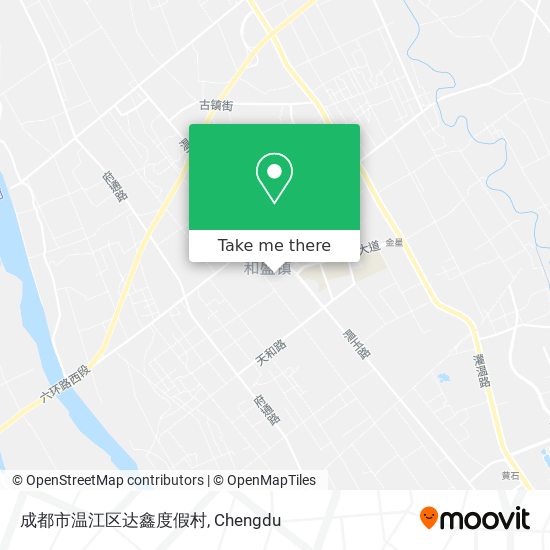 成都市温江区达鑫度假村 map