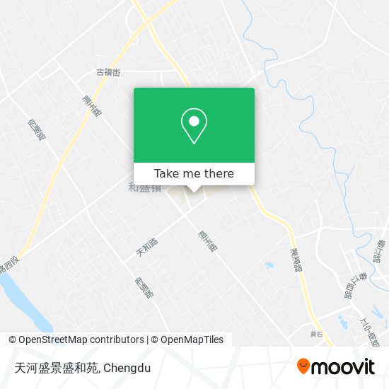 天河盛景盛和苑 map