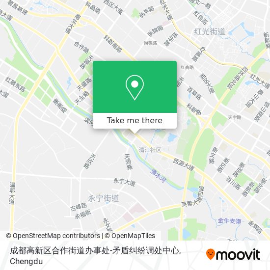 成都高新区合作街道办事处-矛盾纠纷调处中心 map