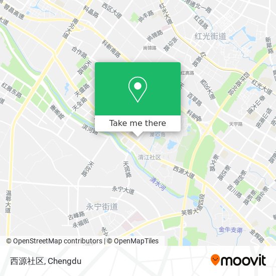 西源社区 map