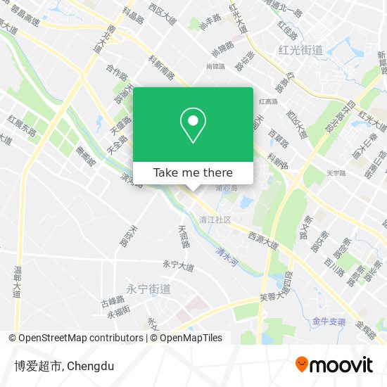 博爱超市 map