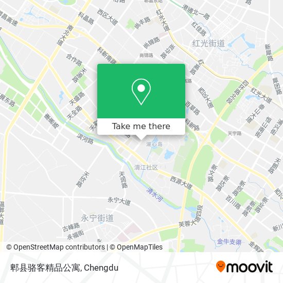 郫县骆客精品公寓 map