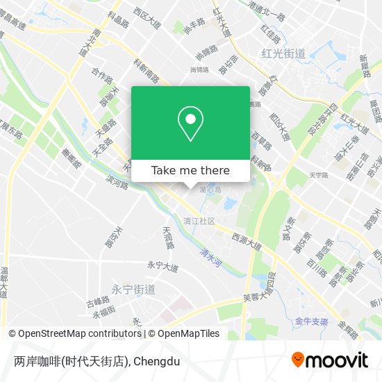 两岸咖啡(时代天街店) map
