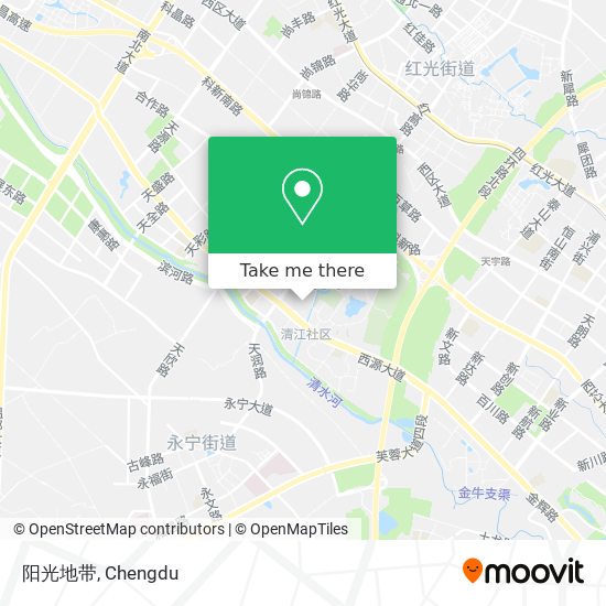 阳光地带 map