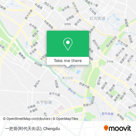 一把骨(时代天街店) map