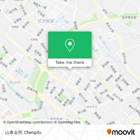 山泰会所 map