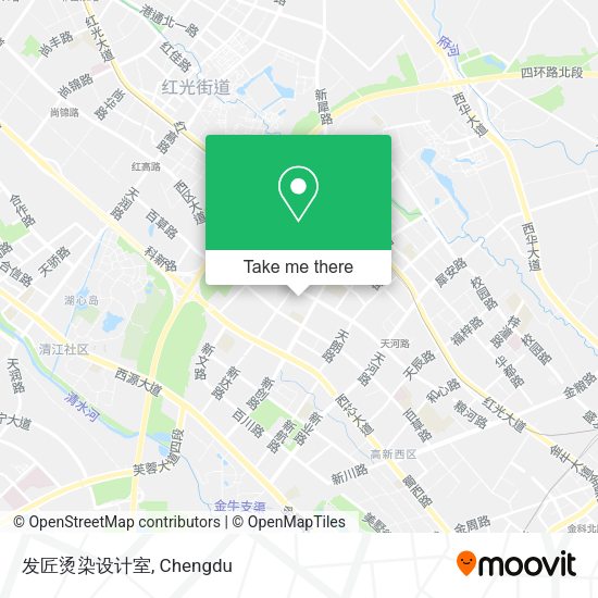 发匠烫染设计室 map