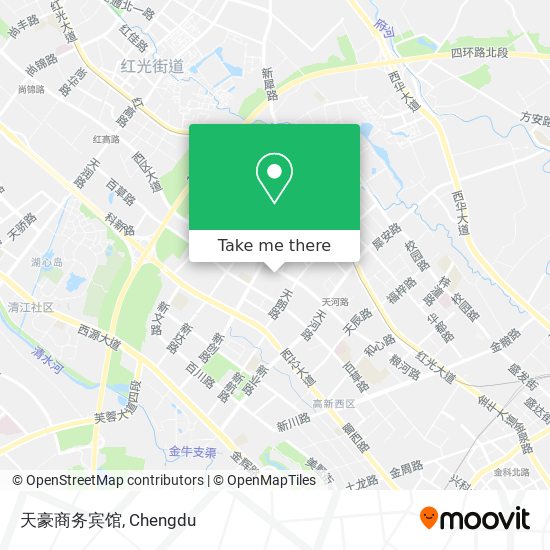 天豪商务宾馆 map
