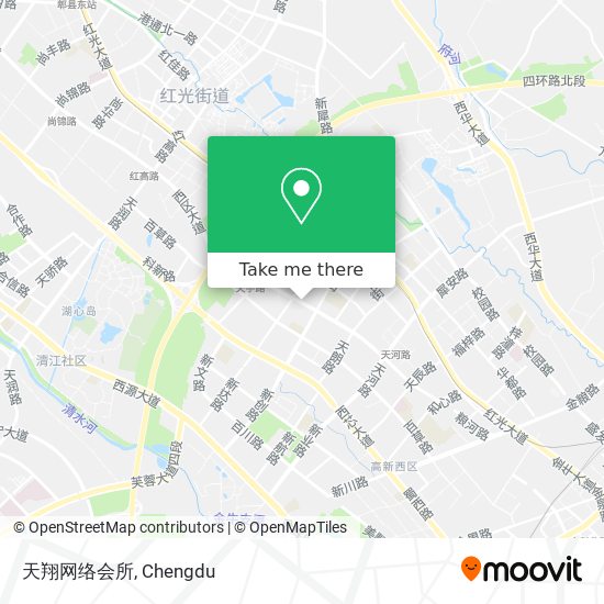 天翔网络会所 map