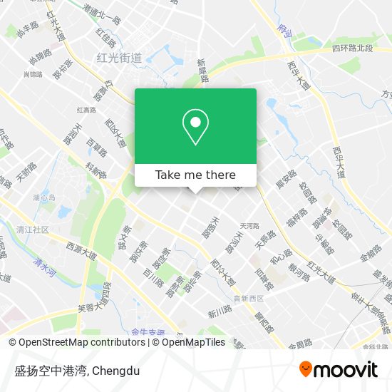 盛扬空中港湾 map
