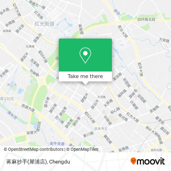 蒋麻抄手(犀浦店) map