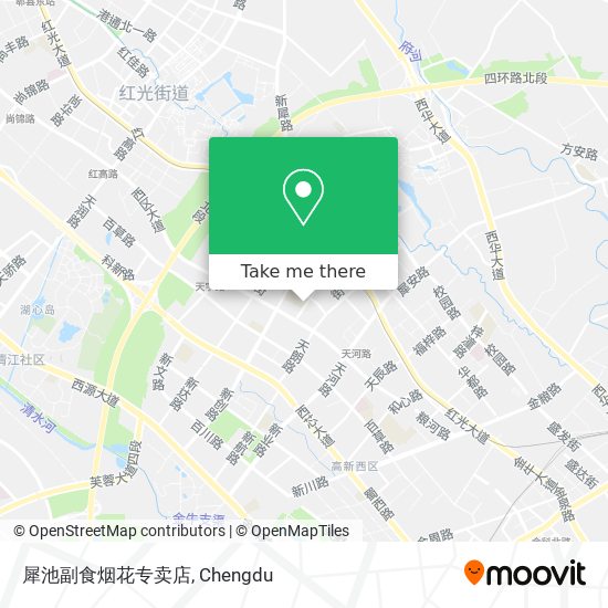 犀池副食烟花专卖店 map